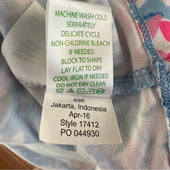 Lilly Pulitzer Sophie Shift Dress Pop Pop Bay Blue Vacation Preppy Small - Picture 8 of 9